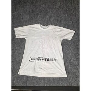 Seventeen Mens M T Shirt Right Here World Tour US Concert Merch White SVT Kpop